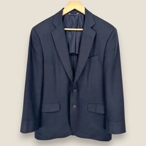 Brooks Brothers 1818 Madison Blazer Sport Coat Men 40S Navy Wool 2 Button *READ